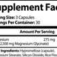 Magnesium Glycinate